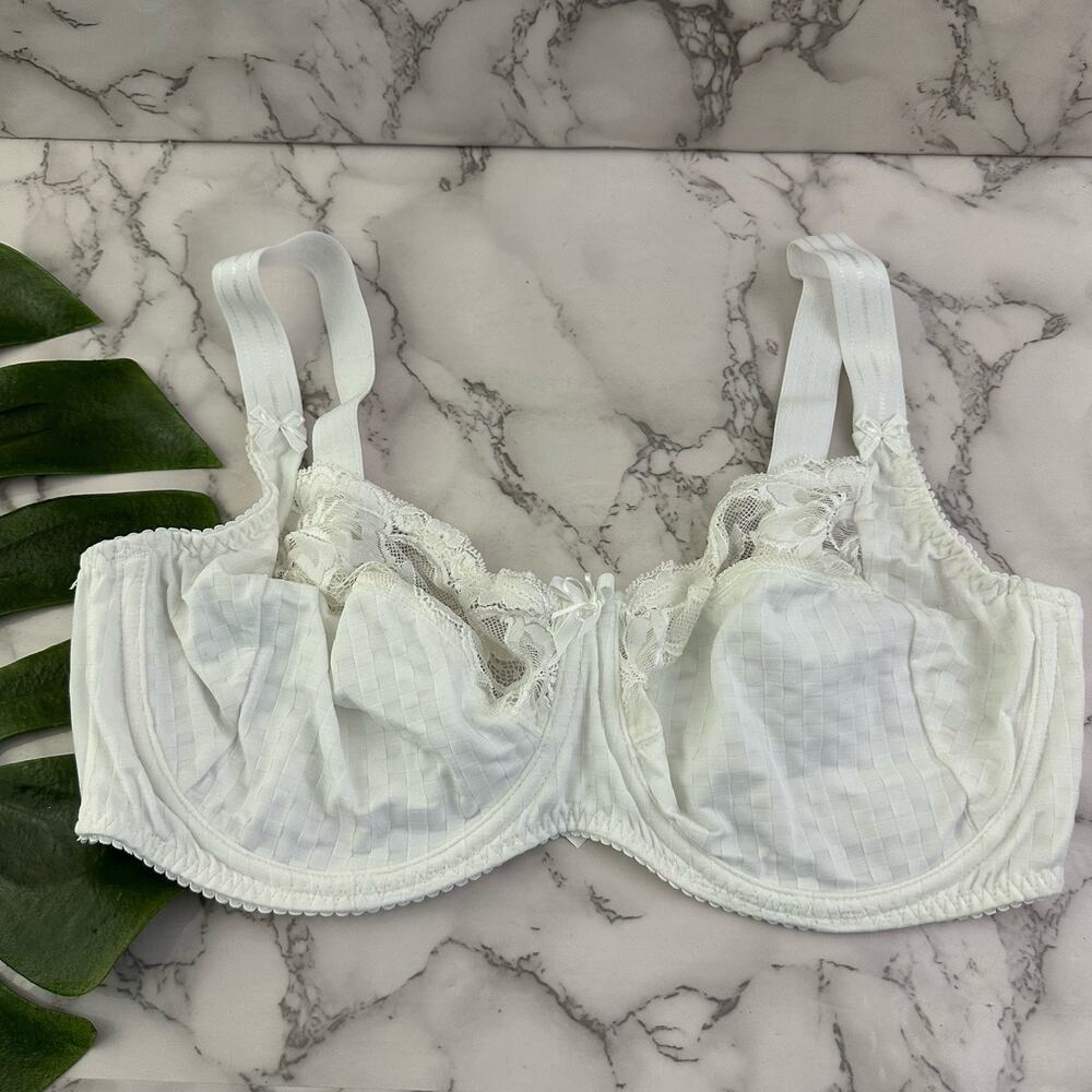 Prima Donna Womens Madison Full Cup Bra Size UK 38 D White Lace 016-2120